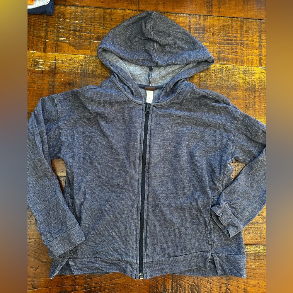 Light weight tea collection zip up hoodie